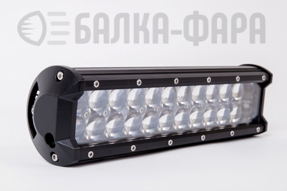 Светодиодная балка сверхдальнего света, 72 Ватт, с линзами 4D, серия 3400-4D