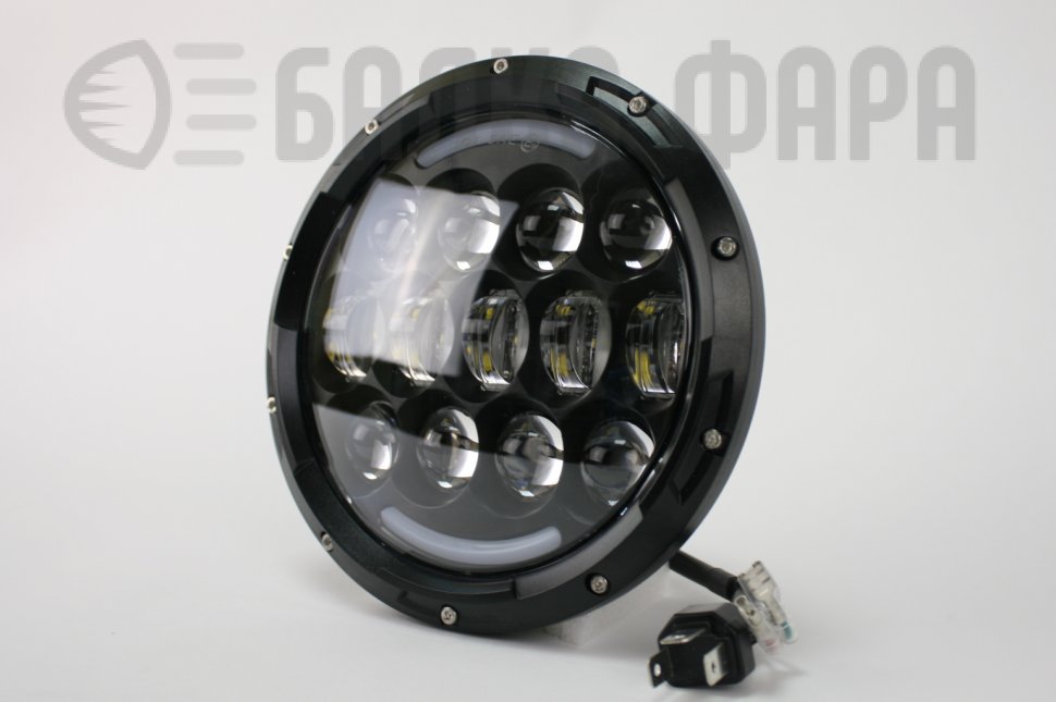 Светодиодная фарa  110 Ватт, на Ниву, УАЗ, Jeep Wrangler