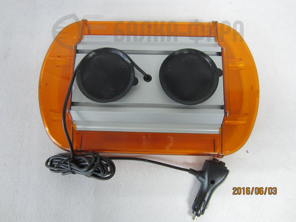 Балка проблесковая 60W желтая 12-24V