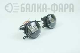 Фары светодиодные штатные птф Веста Форд 2шт белый+желтый