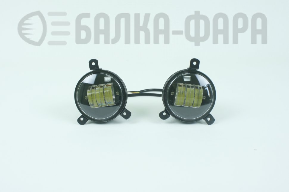 Фары светодиодные штатные птф Газель 2шт белый+желтый